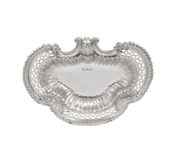 Antique Victorian Sterling Silver 6" Dish 1894