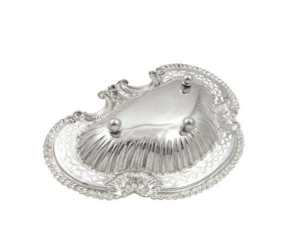 Antique Victorian Sterling Silver 6" Dish 1894