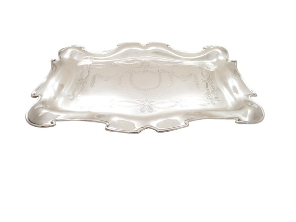 Antique Edwardian Sterling Silver Dressing Tray 1905