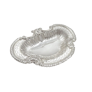 Antique Victorian Sterling Silver 6" Dish 1894